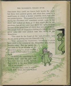Illustration aus "Der wunderbare Zauberer von Oz" von Lyman Frank Baum von William Wallace Denslow