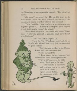 Illustration aus "Der wunderbare Zauberer von Oz" von Lyman Frank Baum von William Wallace Denslow