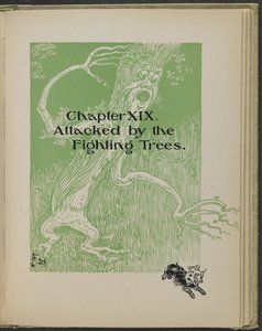 Illustration aus "Der wunderbare Zauberer von Oz" von Lyman Frank Baum von William Wallace Denslow