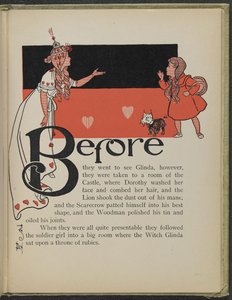 Illustration aus "Der wunderbare Zauberer von Oz" von Lyman Frank Baum von William Wallace Denslow