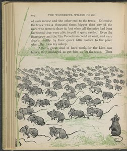 Illustration aus "Der wunderbare Zauberer von Oz" von Lyman Frank Baum von William Wallace Denslow