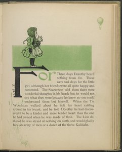 Illustration aus "Der wunderbare Zauberer von Oz" von Lyman Frank Baum von William Wallace Denslow
