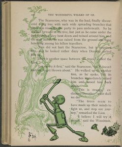 Illustration aus "Der wunderbare Zauberer von Oz" von Lyman Frank Baum von William Wallace Denslow