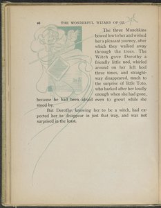 Illustration aus "Der wunderbare Zauberer von Oz" von Lyman Frank Baum von William Wallace Denslow