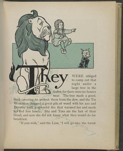 Illustration aus "Der wunderbare Zauberer von Oz" von Lyman Frank Baum von William Wallace Denslow