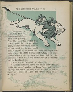 Illustration aus "Der wunderbare Zauberer von Oz" von Lyman Frank Baum von William Wallace Denslow