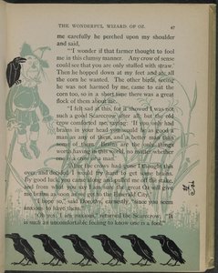 Illustration aus "Der wunderbare Zauberer von Oz" von Lyman Frank Baum von William Wallace Denslow