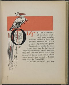 Illustration aus "Der wunderbare Zauberer von Oz" von Lyman Frank Baum von William Wallace Denslow