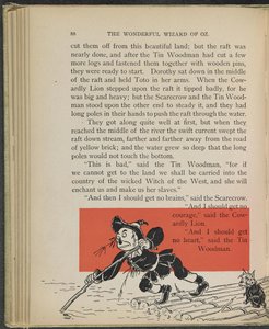 Illustration aus "Der wunderbare Zauberer von Oz" von Lyman Frank Baum von William Wallace Denslow