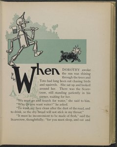 Illustration aus „Der wunderbare Zauberer von Oz“ von Lyman Frank Baum von William Wallace Denslow