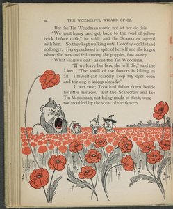 Illustration aus „Der wunderbare Zauberer von Oz“ von Lyman Frank Baum von William Wallace Denslow