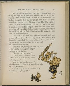 Illustration aus „Der wunderbare Zauberer von Oz“ von Lyman Frank Baum von William Wallace Denslow