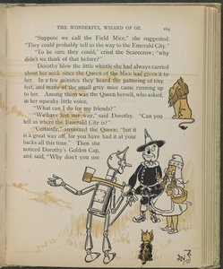 Illustration aus „Der wunderbare Zauberer von Oz“ von Lyman Frank Baum von William Wallace Denslow