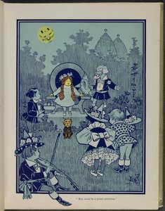 Du musst eine große Zauberin sein, Illustration aus "Der wunderbare Zauberer von Oz" von Lyman Frank Baum von William Wallace Denslow