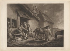 Der Erste September, Abend von William Ward after George Morland