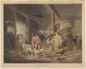 Der erste September, Morgen von William Ward after George Morland