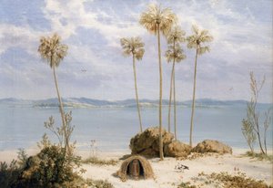 Ansicht der Edward Pellew Inselgruppe im Golf von Carpenteria (Australien), Nordterritorien, Dezember 1802, während der Expedition von Matthew Flinders (1774-1814) auf der Investigator zwischen 1801 und 1803, mit dem Ziel, die südlichen Länder zu kartieren