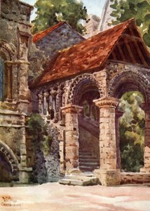 Canterbury, die normannische Treppe von William Wiehe Collins