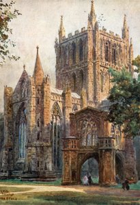 Hereford, das nördliche Querschiff von William Wiehe Collins