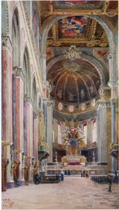 Neapel. Innenraum der Kathedrale von William Wiehe Collins