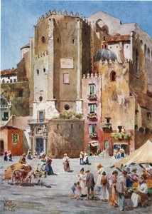 Neapel. S. Domenico Maggiore von William Wiehe Collins