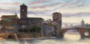 Rom. Die Insel S. Bartolomeo
