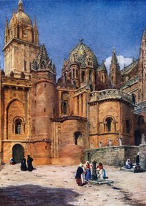 Salamanca, die alte Kathedrale von William Wiehe Collins