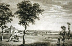 Foots-Cray Place in Kent, der Sitz von Bourchier Cleeve Esq. (1715-60) (Gravur)