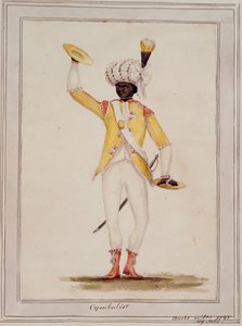 Ein Zymbalist, aus Sir William Youngs 