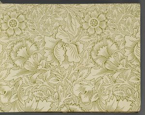 Tapetenmusterbuch, vor 1917 (Druck) von William and Company Morris