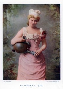 Florence St John, englische Schauspielerin und Sängerin, 1901 von William and Daniel Downey