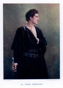 John Forbes-Robertson, britischer Schauspieler und Theatermanager, 1901