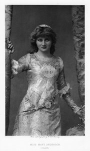 Mary Anderson, amerikanische Schauspielerin, um 1895
