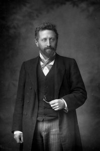 Professor William Edward Ayrton 1847-1908, britischer Physiker und Elektroingenieur, 1893 von William and Daniel Downey