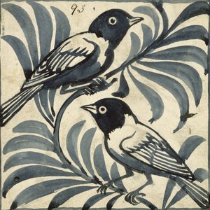 Blaukehlchen von William de Morgan