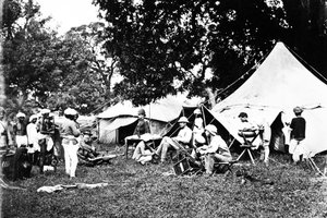 Britisches Indisches Armeelager, ca. 1860er Jahre