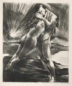 Arno Holz Mappe: Schwebendes Paar