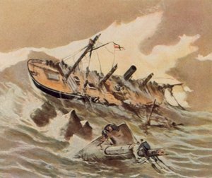 Untergang des Kanonenbootes "Iltis"