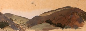 Landschaftsstudie für Santissima Trinita, ca. 1924