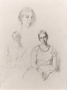 Selbstporträt von Winifred Knights