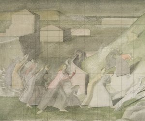 Studie für die Sintflut von Winifred Knights
