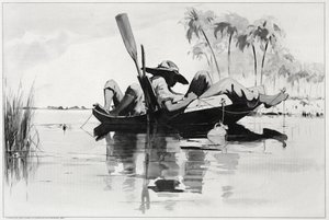 Eine Angelgesellschaft, 1890 von Winslow Homer