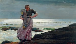 Ein Licht auf dem Meer, 1897 von Winslow Homer