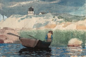 Junge im Boot, Gloucester von Winslow Homer