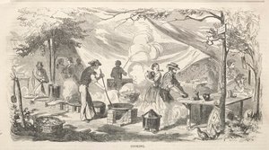Camp-Meeting-Skizzen: Kochen, 1858