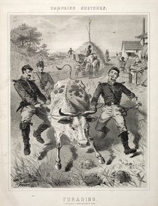 Feldzugsskizzen: Fouragieren von Winslow Homer