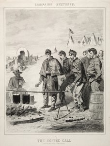 Skizzen aus dem Feldzug: Der Kaffeeruf von Winslow Homer