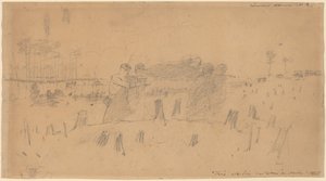 Verwundete tragen, 1865