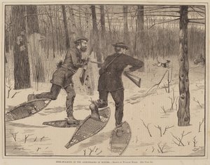 Hirschjagd in den Adirondacks im Winter