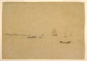 Landspitze mit Leuchtturm von Winslow Homer